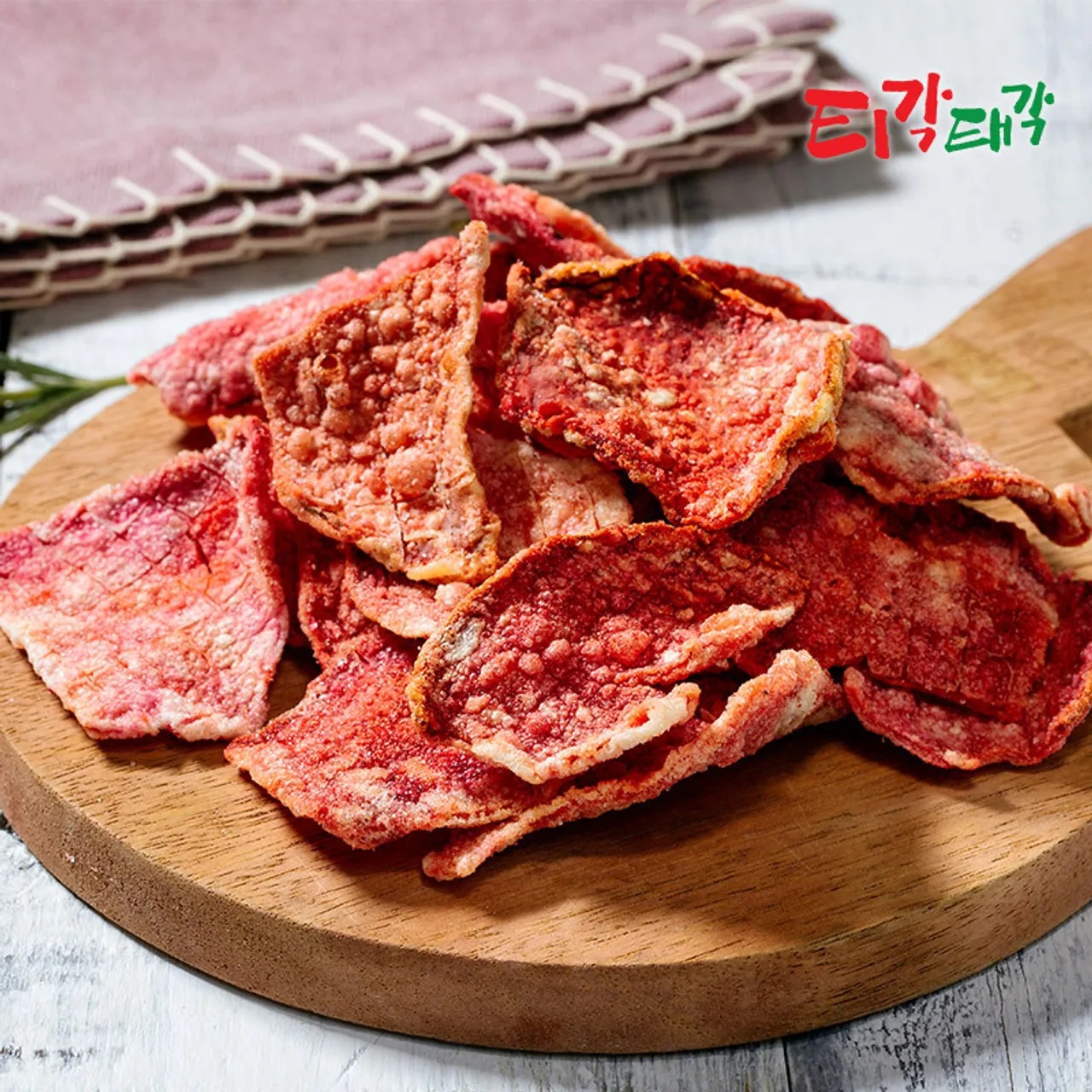 [만원의행복][최근생산출고]속초 중앙시장 명물 부각 티각태각 비트부각 30g * 3개