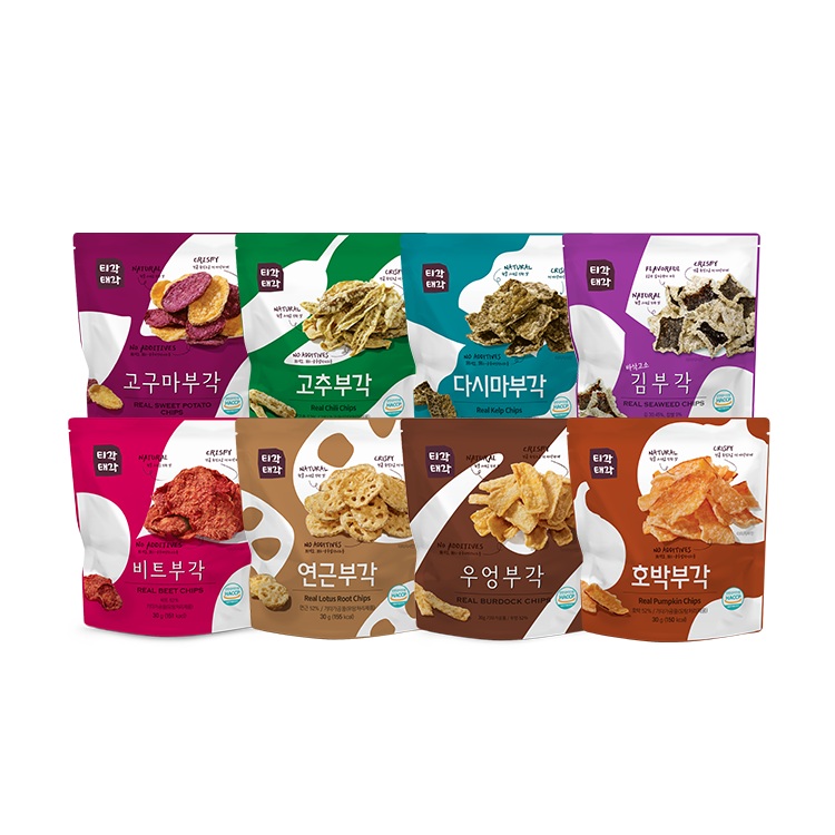 [만원의행복][최근생산출고]티각태각 속초 중앙시장 명물 부각  김+고구마+연근