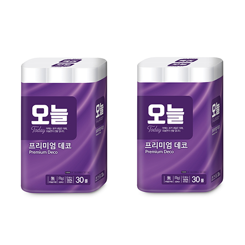 [오늘] 천연펄프 3겹화장지 30M 30롤 1+1