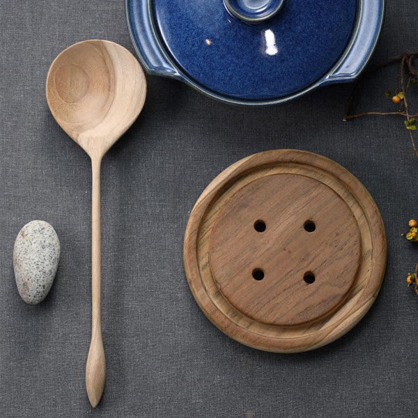 홈스토리 프리미엄 원목티크 라운드 쿠킹볶음스푼