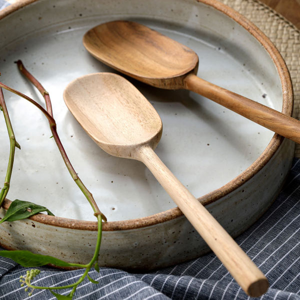 홈스토리 프리미엄 원목티크 사각볶음스푼