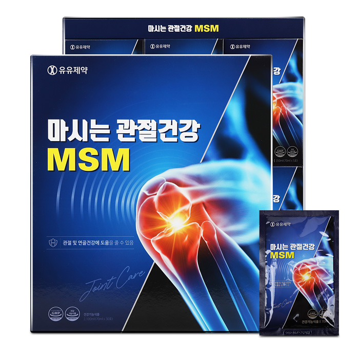 유유제약 마시는 관절건강 MSM 70ml x 30포 A0836