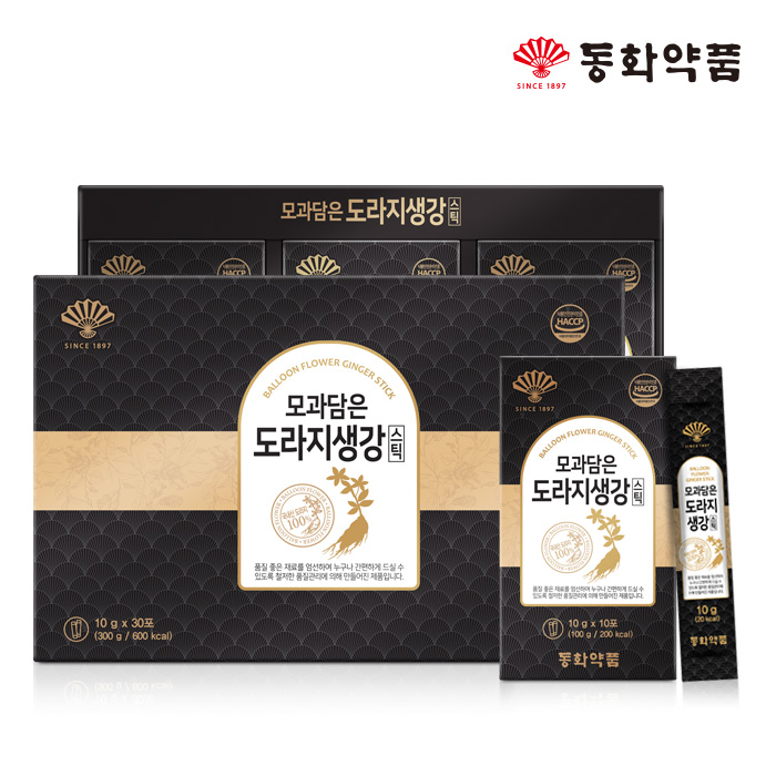 동화약품 모과담은 도라지생강스틱 10g x 30포[A0927]