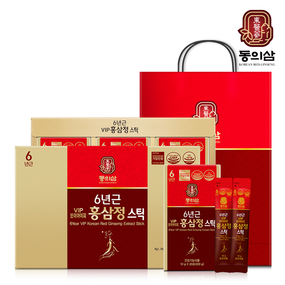 동의삼 6년근 VIP 홍삼정스틱 10g x 60포[G0006]
