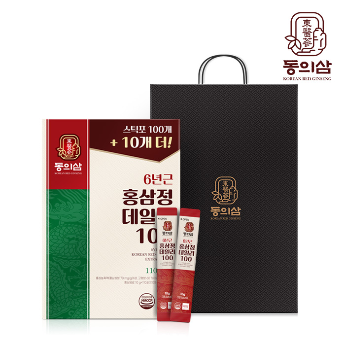 동의삼 6년근 홍삼정 데일리100(110포) 10g x 110포[A0962]