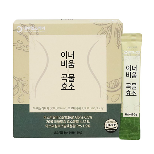 대현헬스케어 이너비움 곡물효소 3g x 60포[A0937]