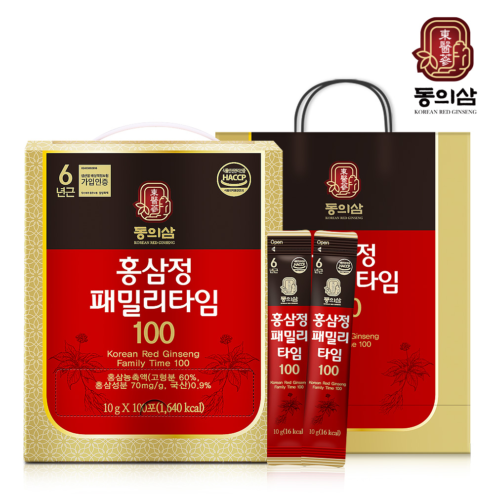 [동의삼] 홍삼정패밀리타임100 10g x 100포 [A0956]
