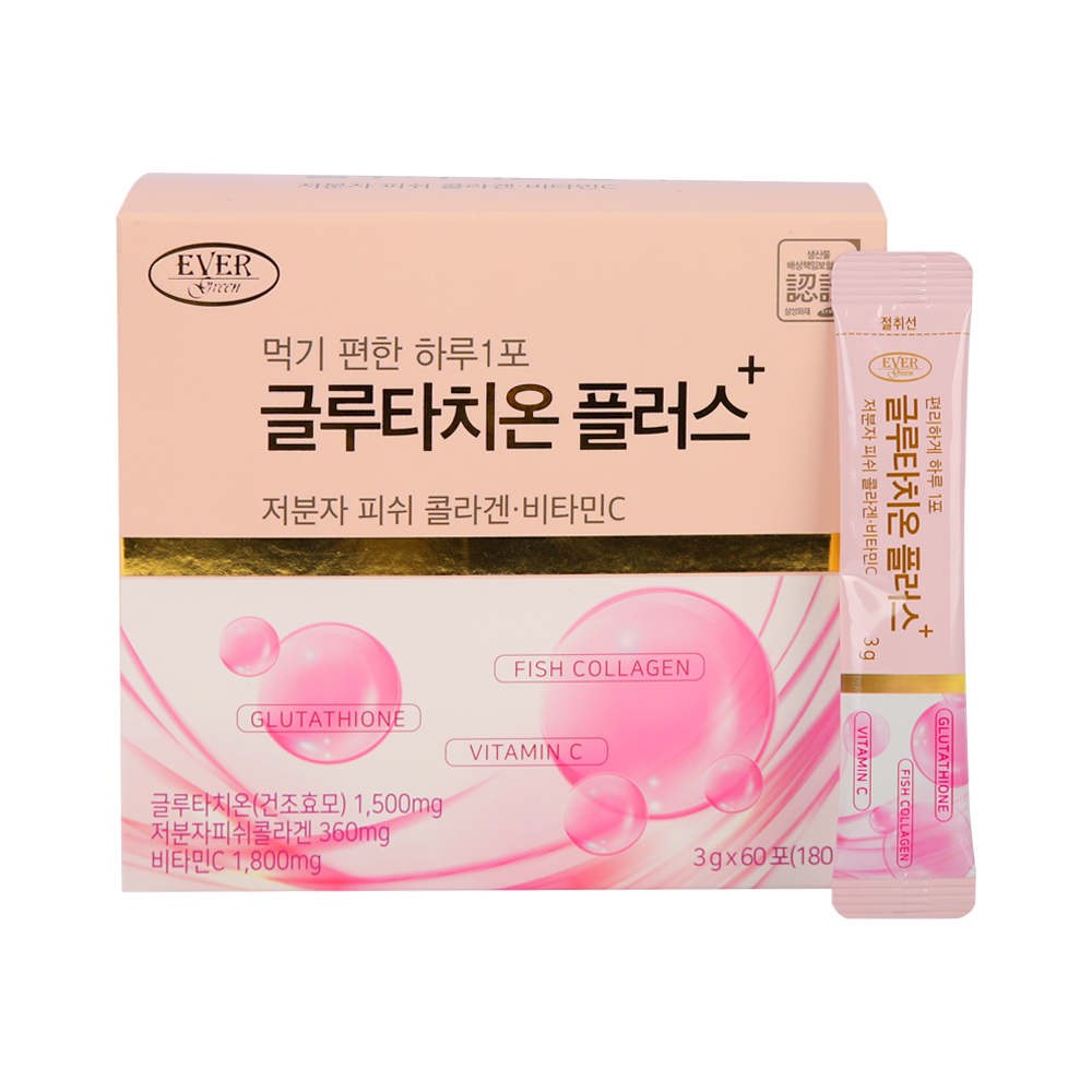 에버그린 글루타치온플러스 3g x 60포 A0910
