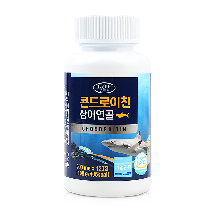 에버그린 콘드로이친 상어연골 1,200mg x 120정 A0768