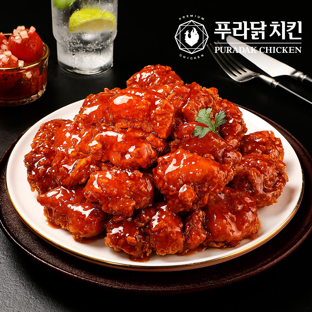 [푸라닭] 달콤양념 순살강정 500g 2팩