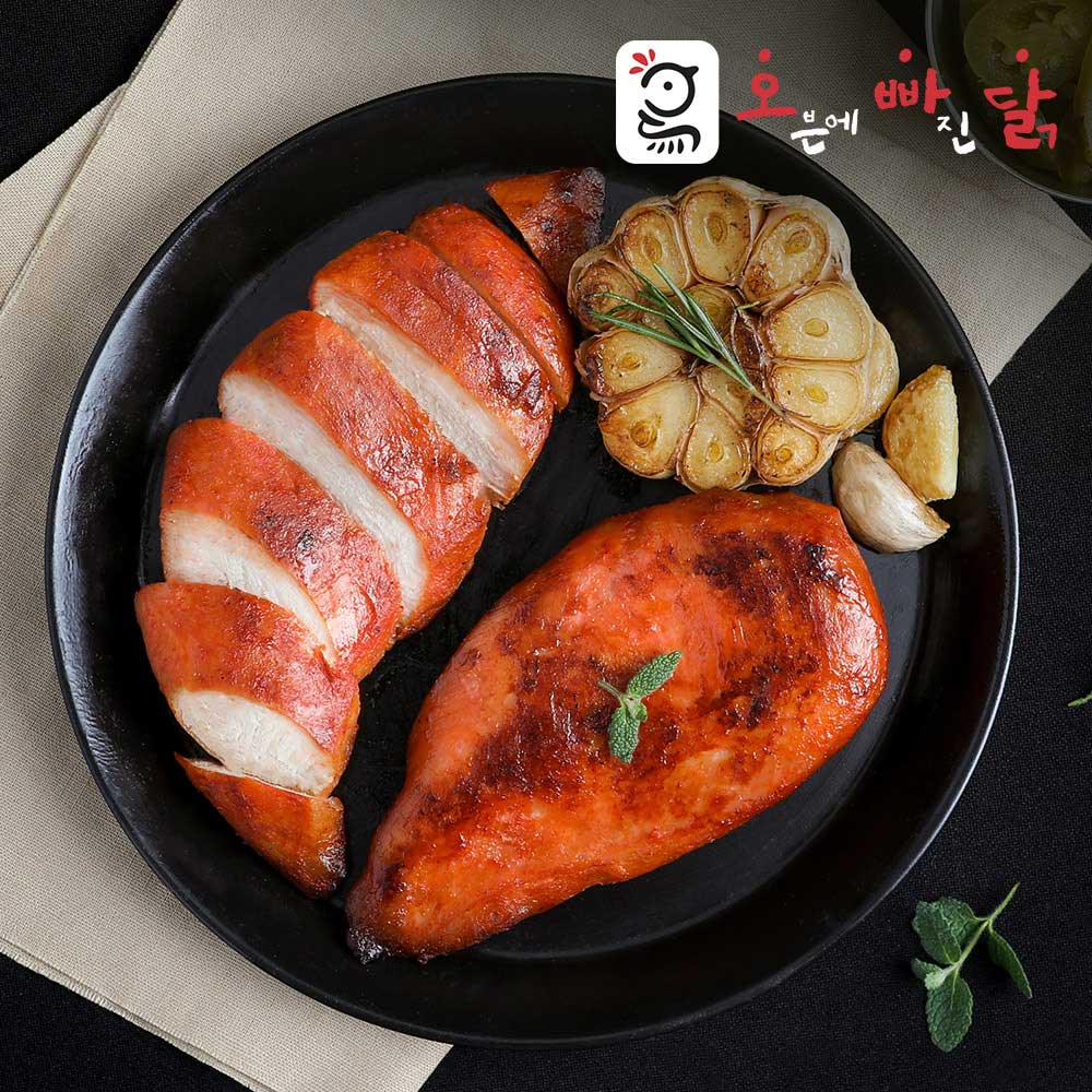 [오빠닭] 오븐에 빠진 통닭가슴살 매콤바베큐맛 5팩