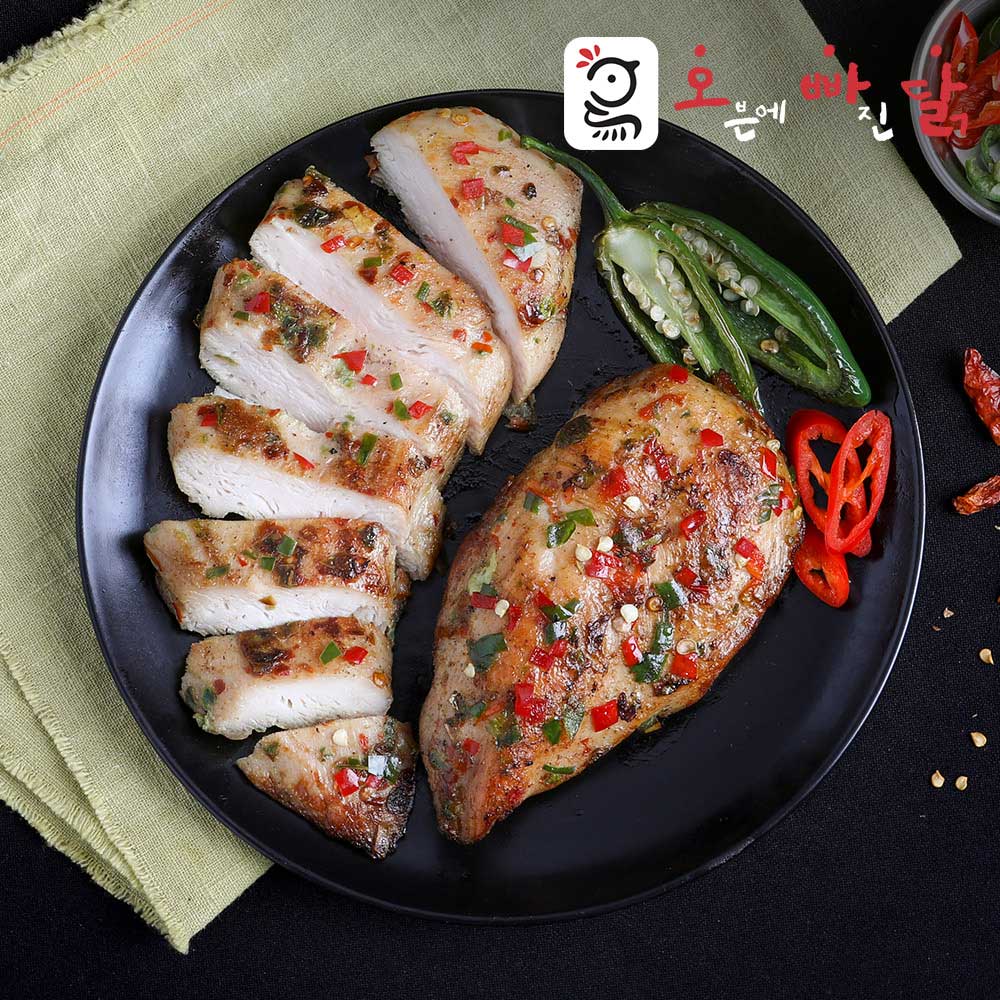 [오빠닭] 오븐에 빠진 통닭가슴살 청양고추맛 5팩