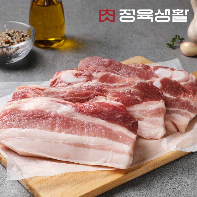 [정육생활] 옛날삼겹살 구이용 300g 2팩