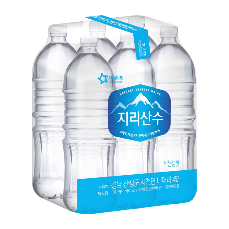 [아워홈] 지리산수 블루 무라벨 2Lx30개