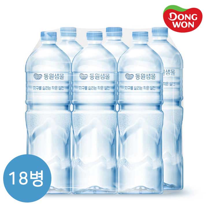 [동원] 동원샘물 무라벨 2L X 18병