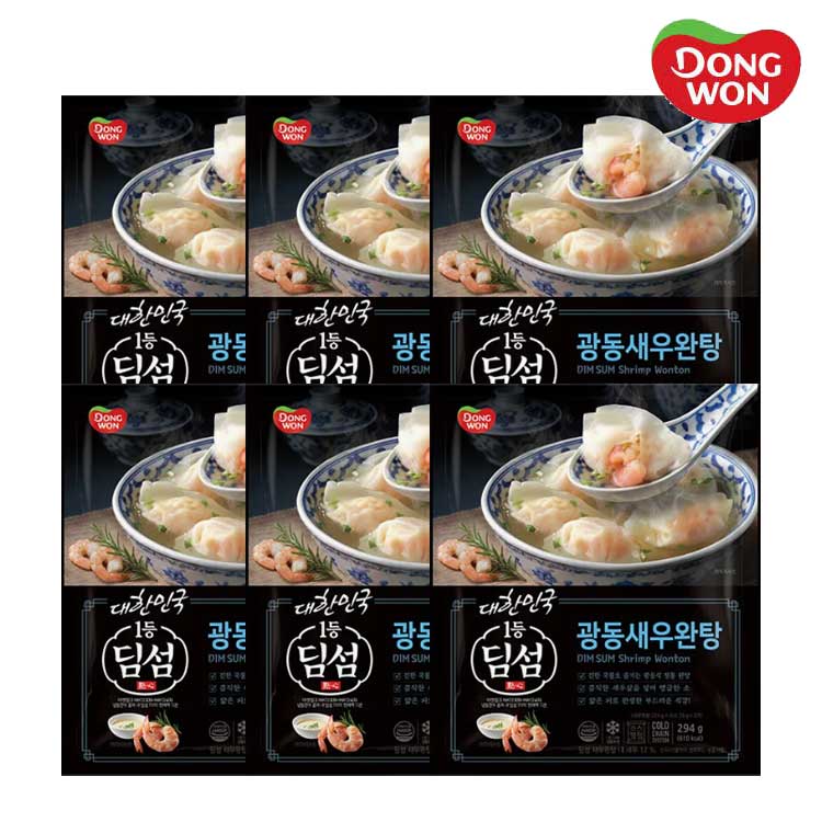 [동원] 딤섬 광동새우완탕 294g x 6봉