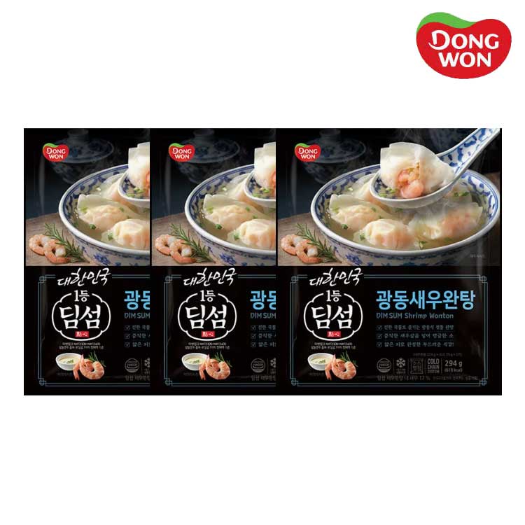 [동원] 딤섬 광동새우완탕 294g x 3봉