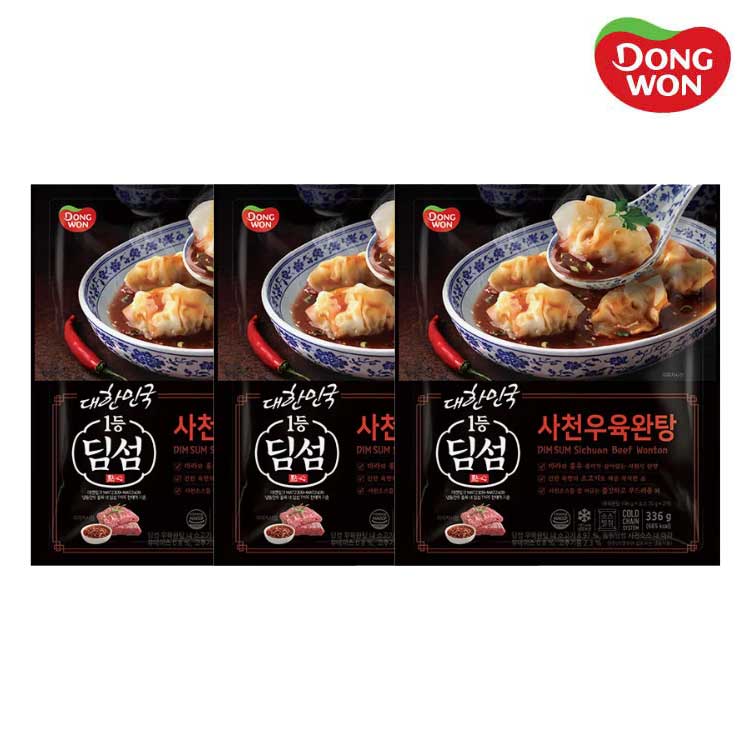 [동원] 딤섬 사천우육완탕 336g x 3봉
