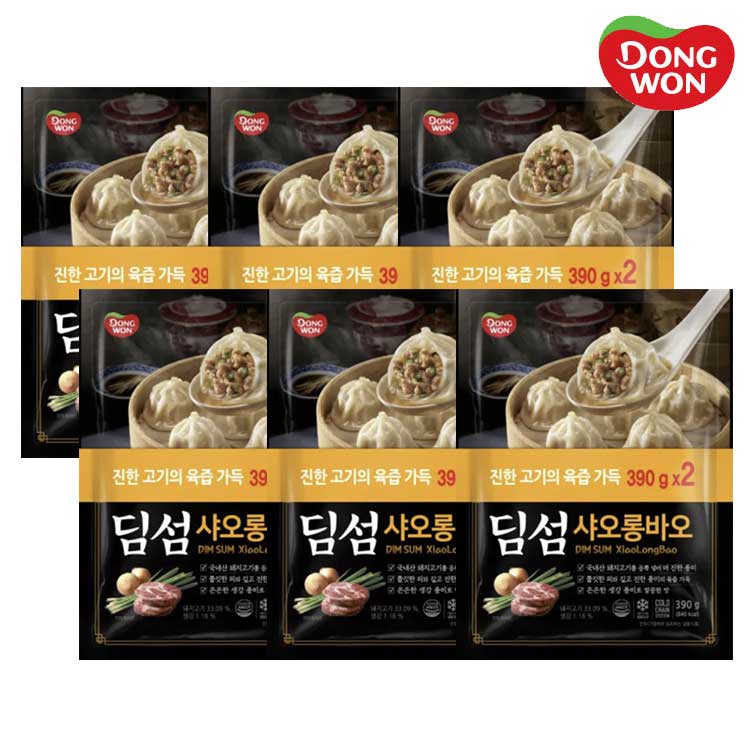[동원] 딤섬 샤오롱바오 390g x 6봉 (2*3)