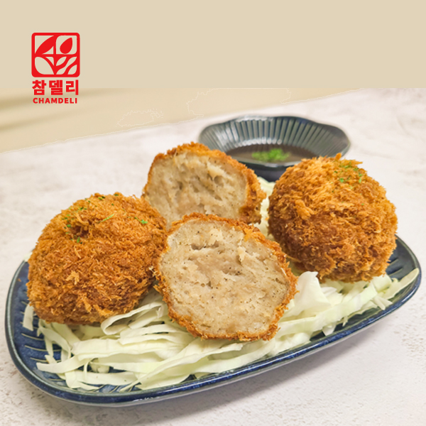 [참델리] 육즙팡팡 등심 볼카츠 (50g*20개)_1kg (냉동)