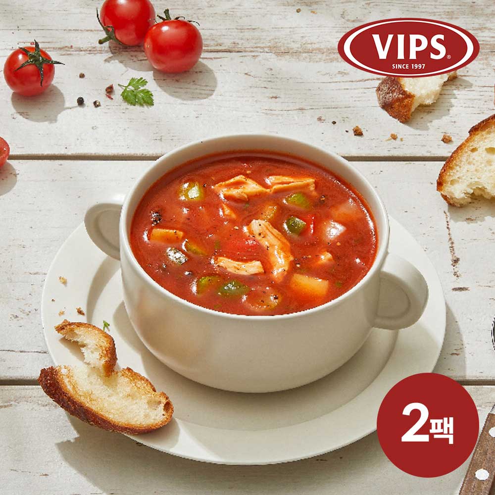 [빕스] 치킨굴라쉬스프 200g 2팩