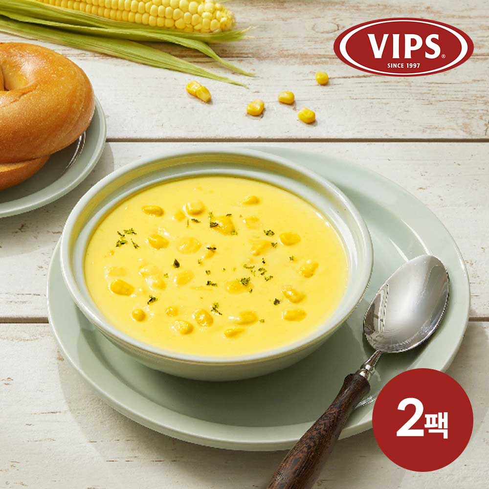 [빕스] 콘크림스프 200g 2팩