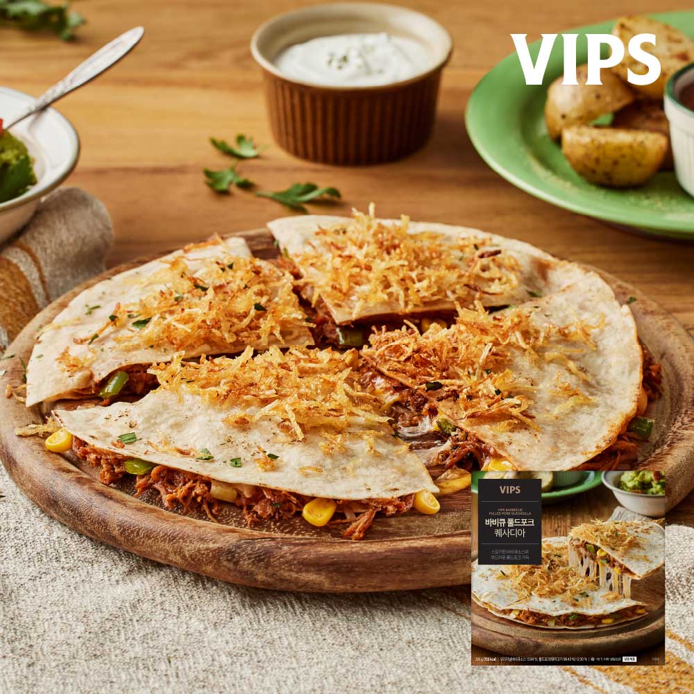 [빕스] 바비큐 풀드포크 퀘사디아 295g 2팩