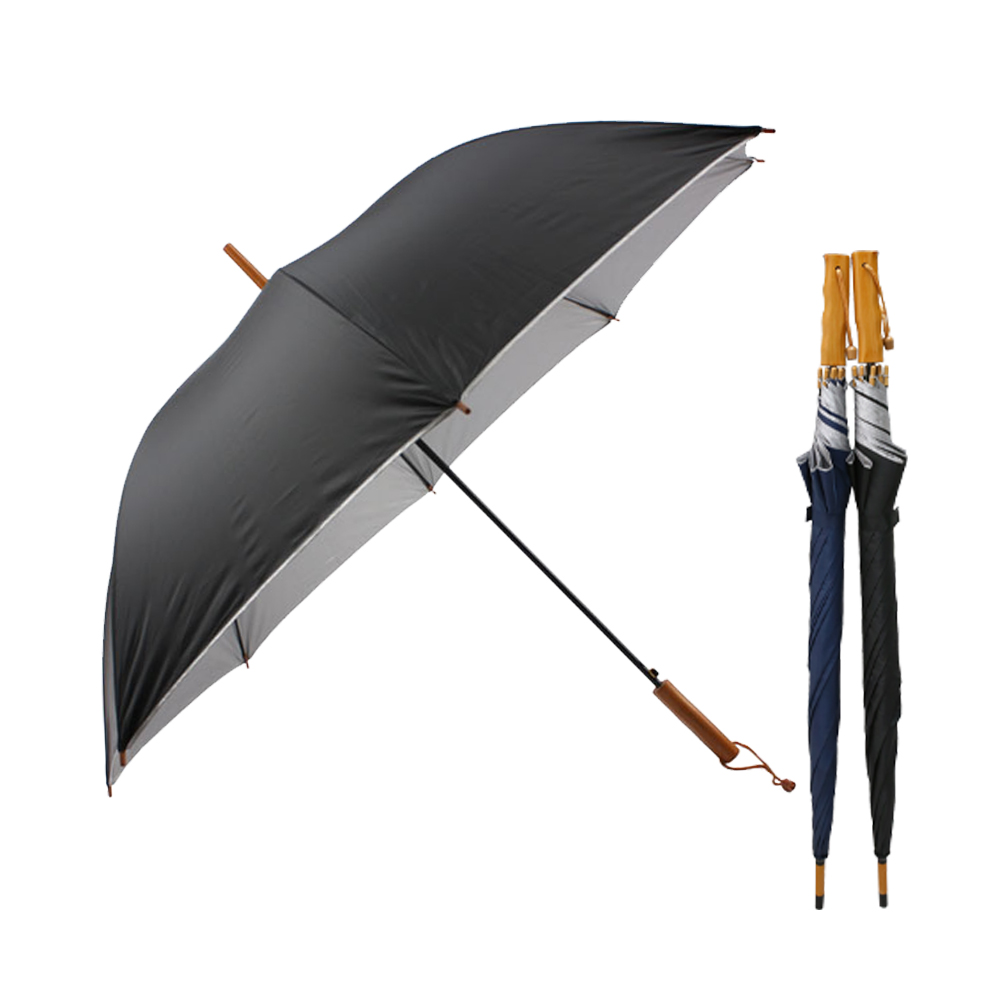 [만원의행복][YS리빙] 폴리 실버 70 무지 자동장우산