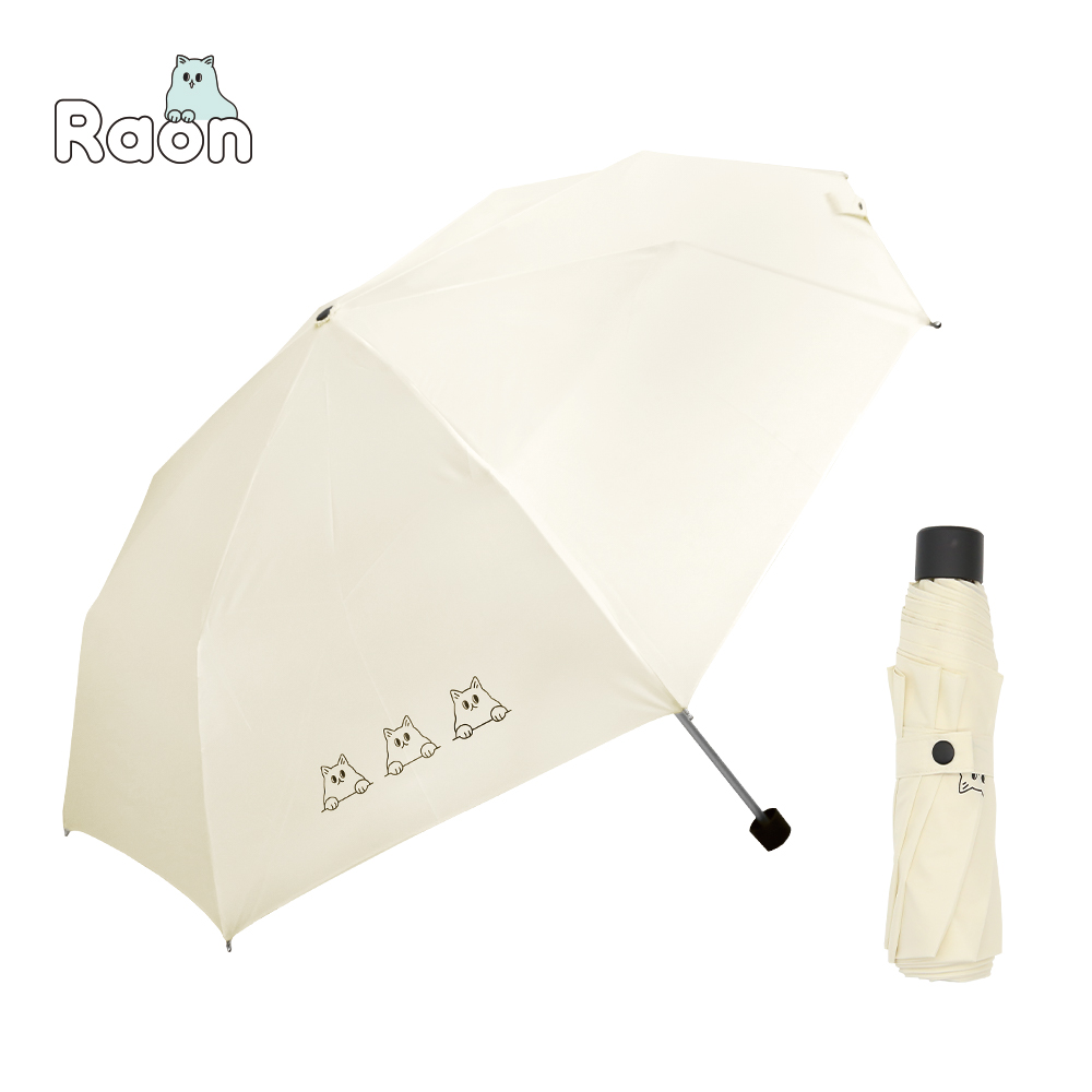 [만원의행복][라온] 3단 수동우산 아이보리