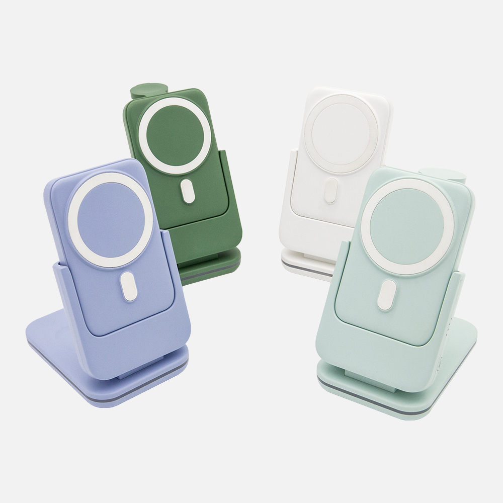 [엑스트라] WCP-310 마그네틱 무선 충전 보조배터리+폴딩 스탠드 (애플/갤럭시워치 겸용)