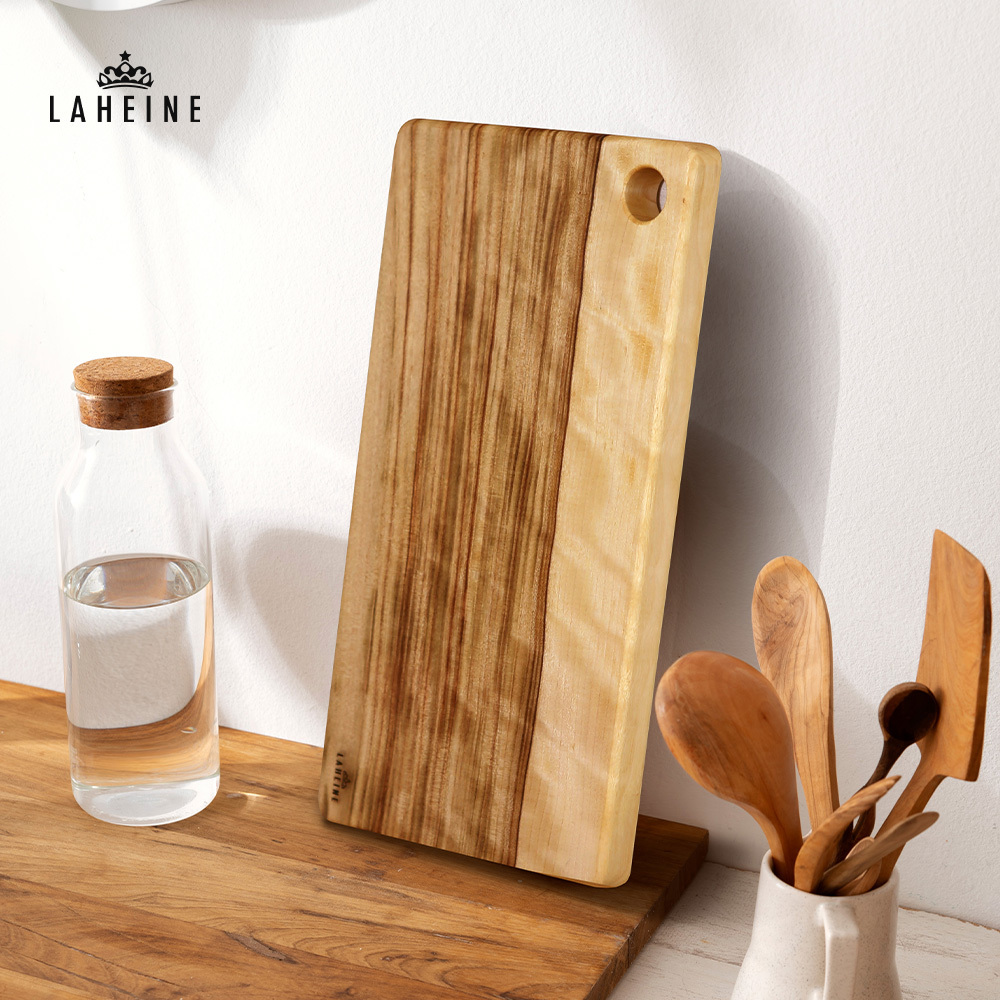 국내제작 [라헨느] 호주캄포원목 직사각 수제나무도마 1호(핸들케이스)