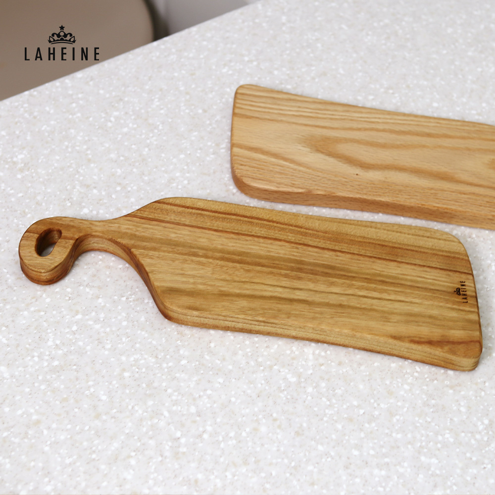 국내제작 [라헨느] 호주캄포원목 직사각핸들 수제나무도마 2호(핸들케이스)