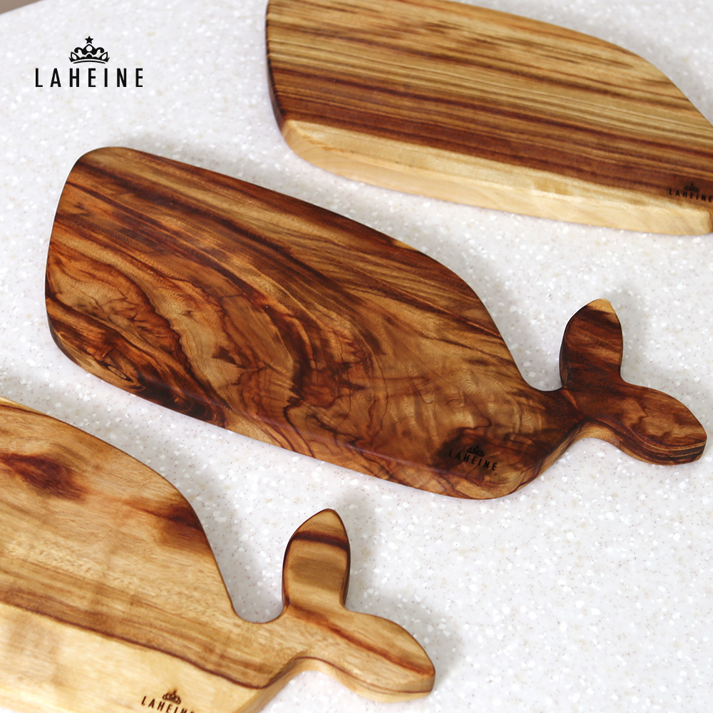 국내제작 [라헨느] 호주캄포원목 고래핸들 수제나무도마 3호(핸들케이스)