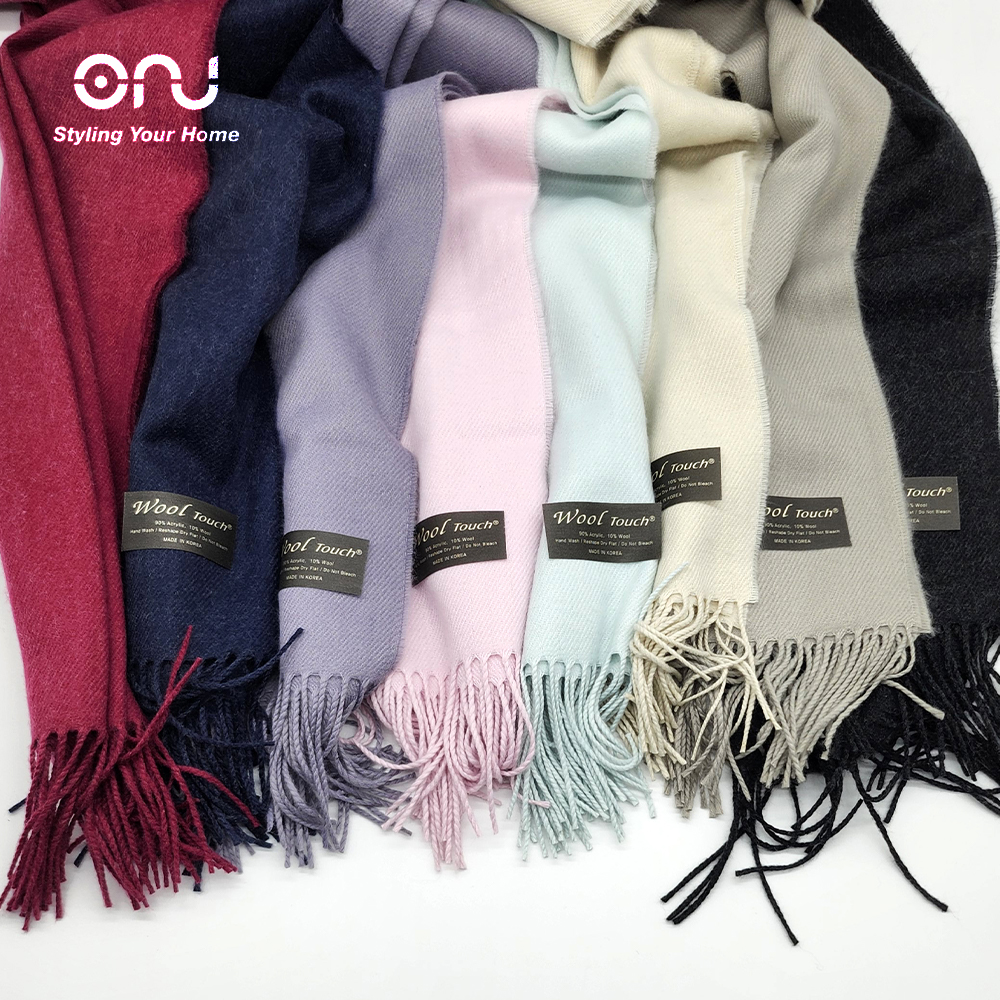 [만원의행복]추가할인[ONU] 국내제작 데일리 울 머플러