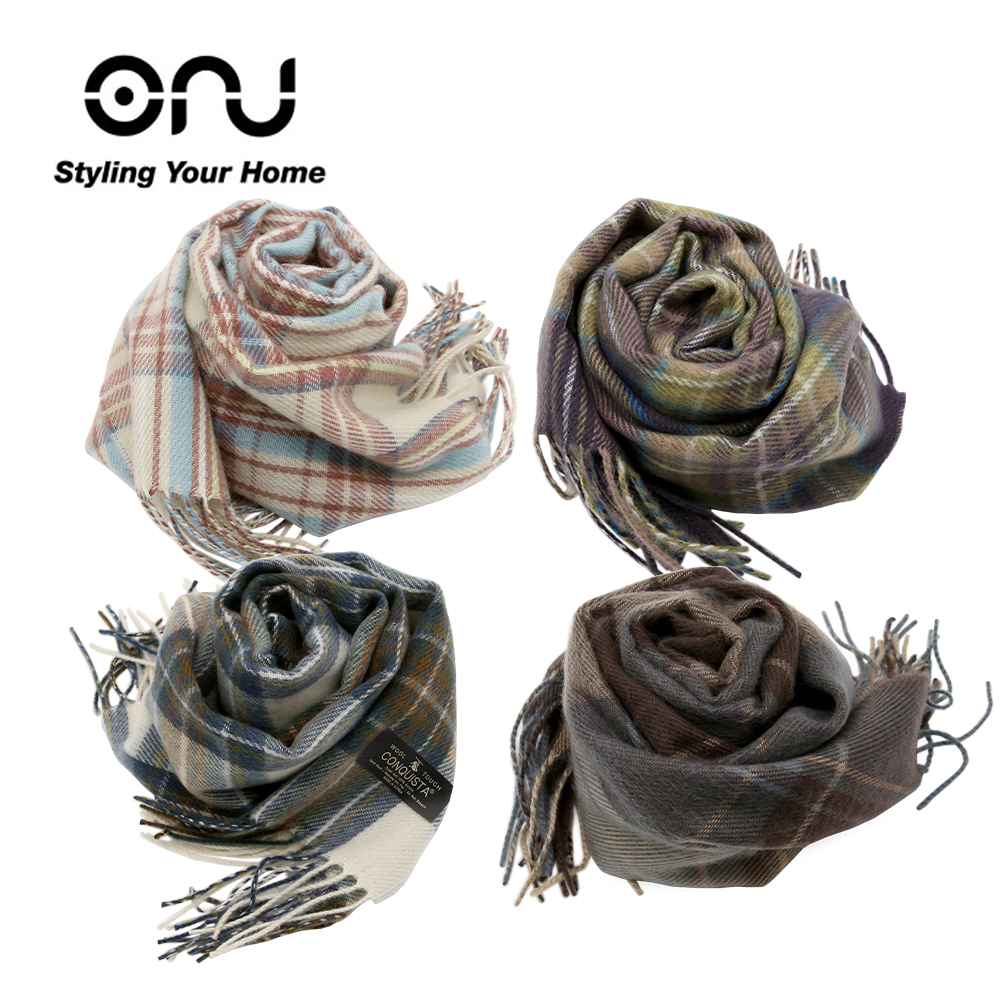 [만원의행복]추가할인[ONU] 국내제작 글렌체크 머플러