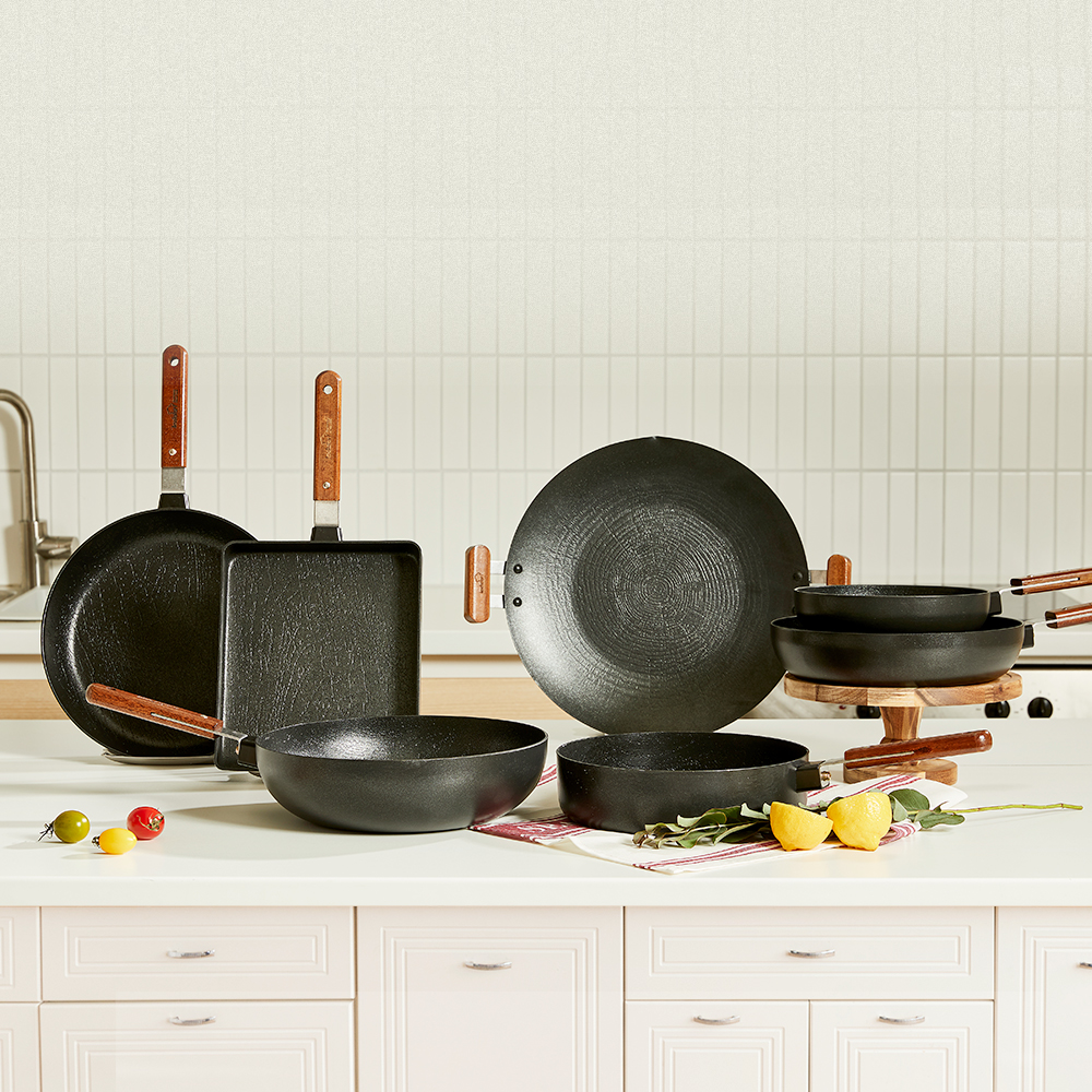 [콕스타]  하르츠 인덕션 후라이팬 7종 세트 KSC-HZIH068C4WGPGD