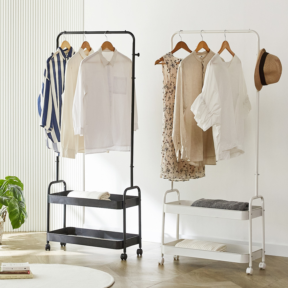 어썸 2단 바스켓 행거