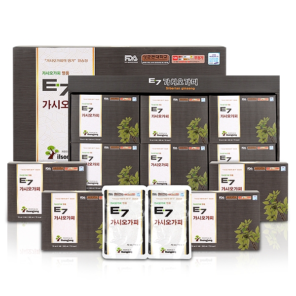 일송정 가시오가피 E7 70mlx30포 [ 박스형 쇼핑백포함 ]