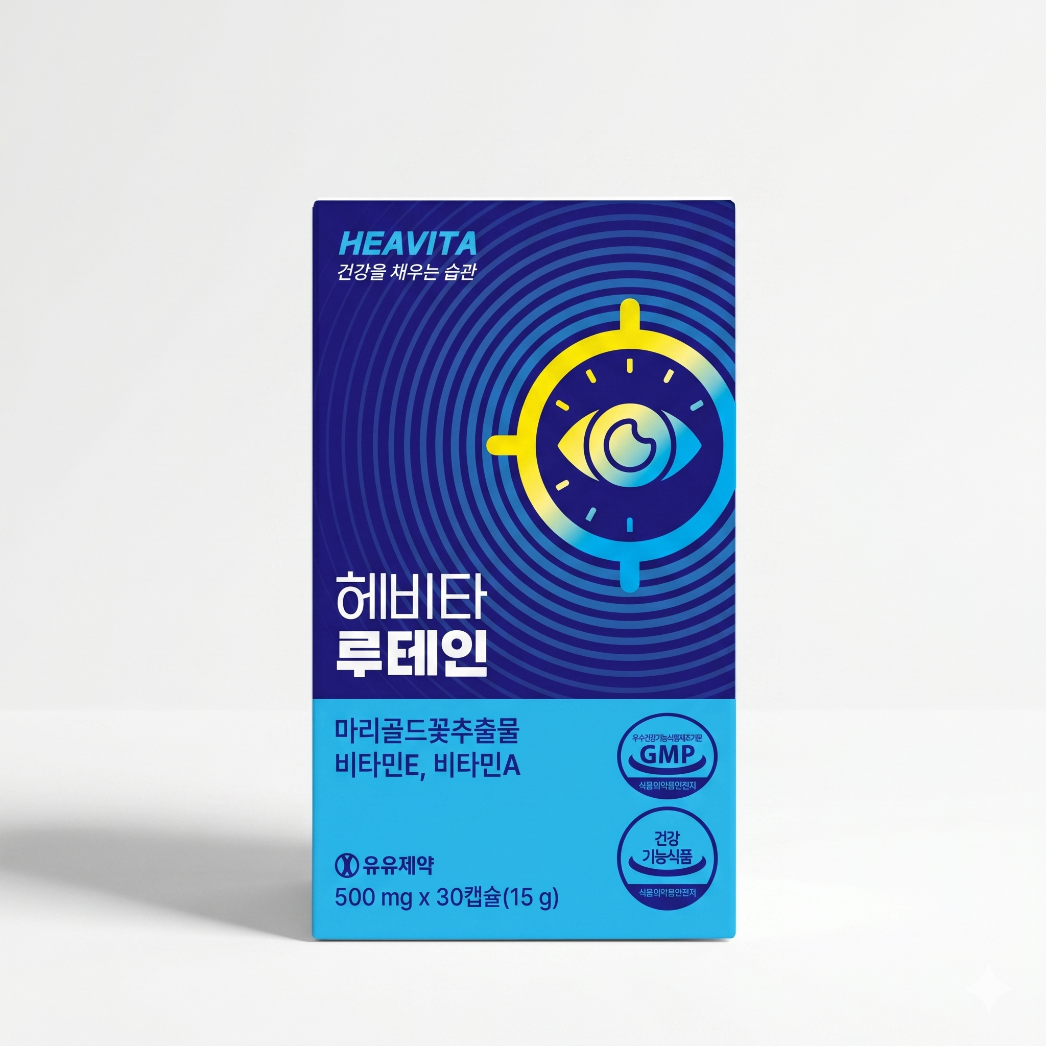 [유유제약] 헤비타 루테인 500mg x 30캡슐