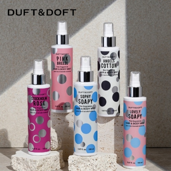 [더프트앤도프트] 3개(향랜덤) 파인 프라그란스 헤어 앤 바디미스트 150ml
