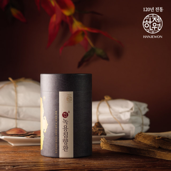 [한제원] 眞 녹용침향환 침향 25% (원형지함) 실속형 1통