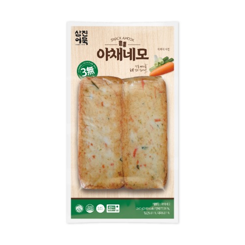 [삼진어묵] 야채네모(멀티박) 240g 2개입