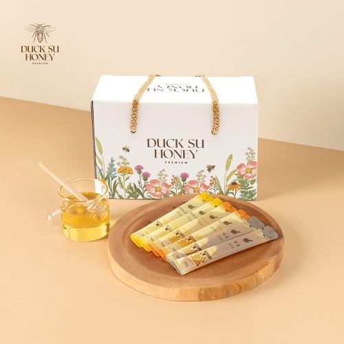 [덕수벌꿀] 국내산 천연스틱꿀 30포