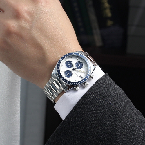 [토르소] 아스펙트 크로노그래프 남성 메탈 워치 T506M-SLS