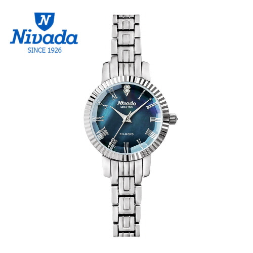 [니바다] 여성 다이아몬드 메탈 워치 3002