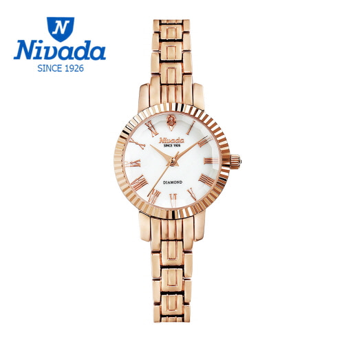 [니바다] 여성 다이아몬드 메탈 워치 3003
