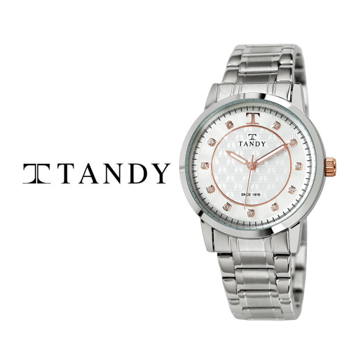 [탠디] 시그니쳐 럭셔리 커플 메탈 워치(오스트리아 스톤 식입) T-3914 로즈골드 남자
