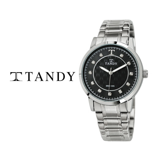 [탠디] 시그니쳐 럭셔리 커플 메탈 워치(오스트리아 스톤 식입) T-3914 블랙 남자