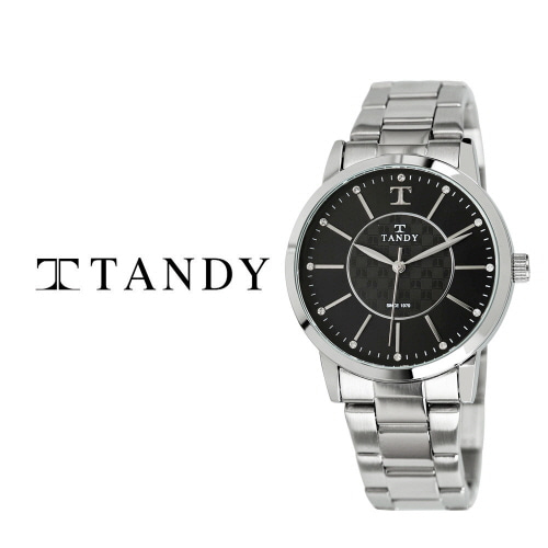 [탠디] 시그니쳐 럭셔리 커플 메탈 워치(오스트리아 스톤 식입) T-3915 블랙 남자