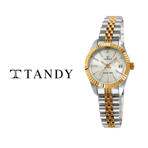 [탠디] 럭셔리 메탈 워치(오스트리아 스톤 식입) T-3921 여성 골드콤비